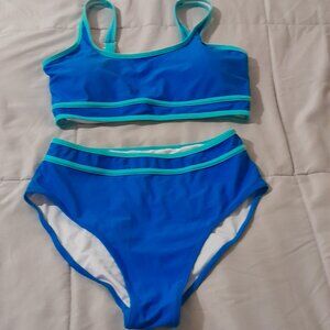 Blue green  Bikini Set Size M